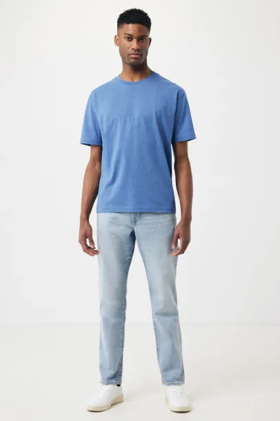 Iqoniq Teide unisex majica kratkih rukava od recikliranog pamuka - iqoniq heather blue