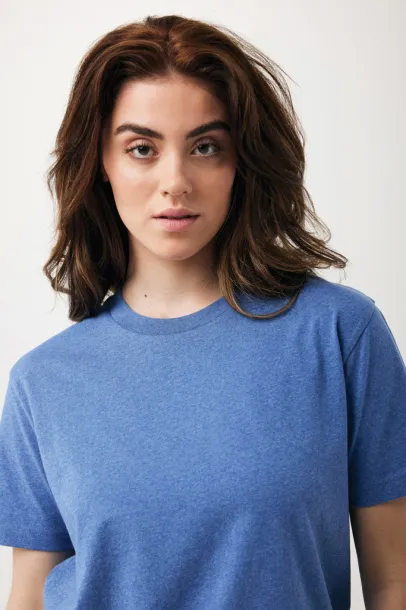 Iqoniq Teide recycled cotton t-shirt - iqoniq blue 