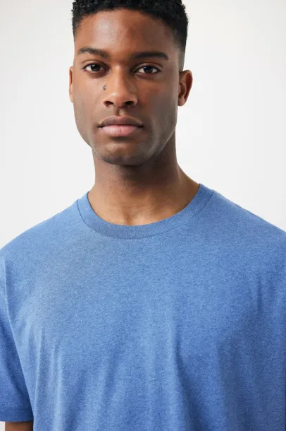 Iqoniq Teide recycled cotton t-shirt - iqoniq heather blue