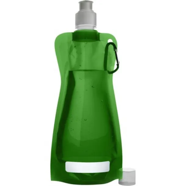  Foldable sports bottle 420 ml with carabiner 45533C