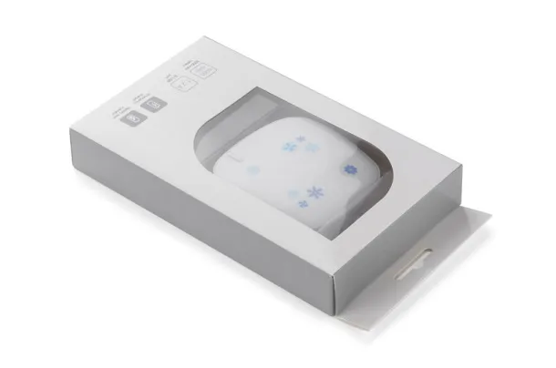DUAL prijenosna baterija, 6 000 mAh Bijela