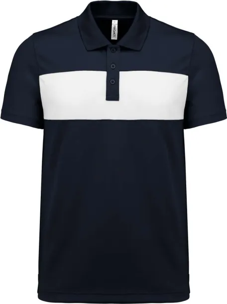  ADULT SHORT-SLEEVED POLO-SHIRT - Proact Blue Dusk White