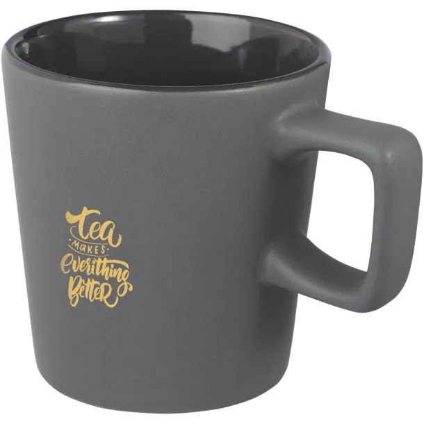 Ross 280 ml ceramic mug - Unbranded Grey