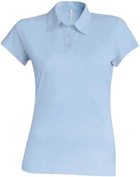  LADIES' JERSEY POLO SHIRT - 180 g/m² - Kariban Sky blue