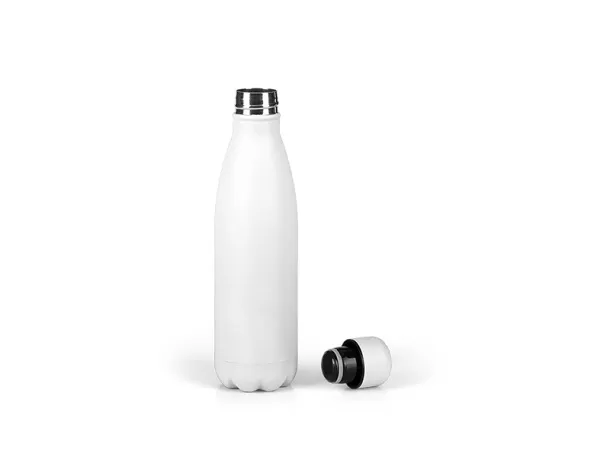 FLUID LUX Double wall thermos, 500 ml White