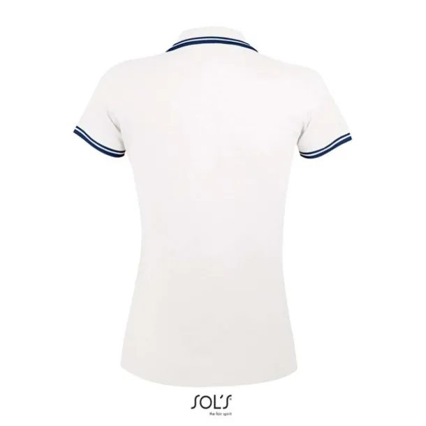 Pasadena WOMEN - POLO SHIRT - SOL'S White Navy