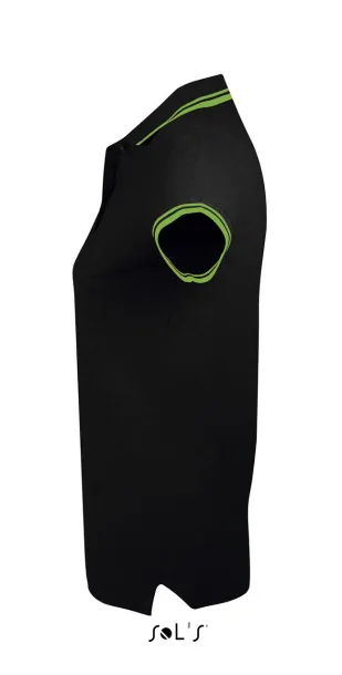Pasadena Ženska polo majica - SOL'S Crna Limeta