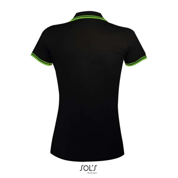 Pasadena WOMEN - POLO SHIRT - SOL'S Black Lime