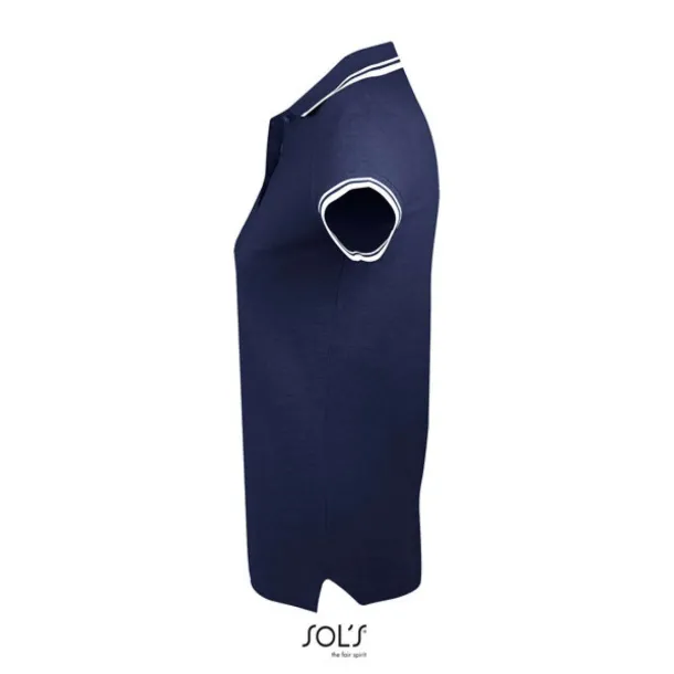 Pasadena Ženska polo majica, 200 g/m2 - SOL'S French Navy Bijela