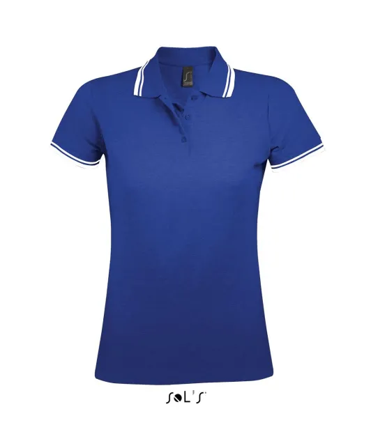 Pasadena WOMEN - POLO SHIRT - SOL'S Royal blue White