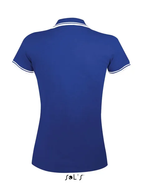 Pasadena WOMEN - POLO SHIRT - SOL'S Royal blue White