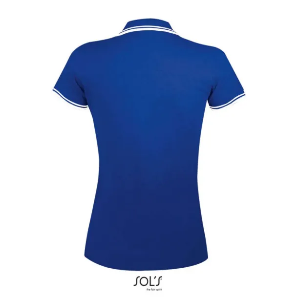 Pasadena WOMEN - POLO SHIRT - SOL'S Royal blue White