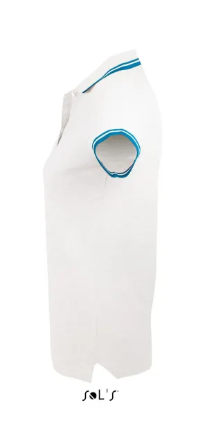 Pasadena Ženska polo majica, 200 g/m2 - SOL'S Bijela Aqua