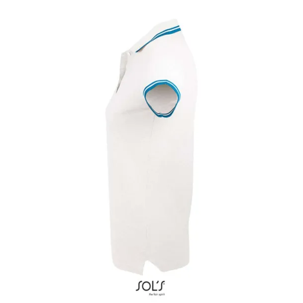 Pasadena Ženska polo majica, 200 g/m2 - SOL'S Bijela Aqua