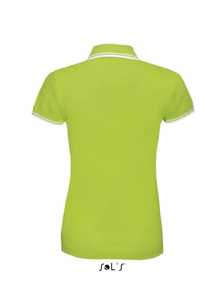 Pasadena WOMEN - POLO SHIRT - SOL'S Lime White