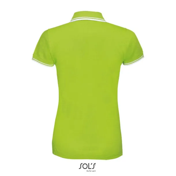 Pasadena WOMEN - POLO SHIRT - SOL'S Lime White