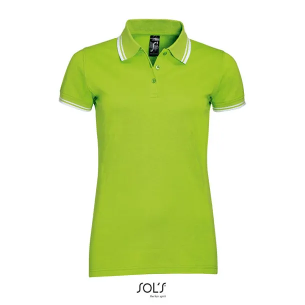 Pasadena WOMEN - POLO SHIRT - SOL'S Lime White