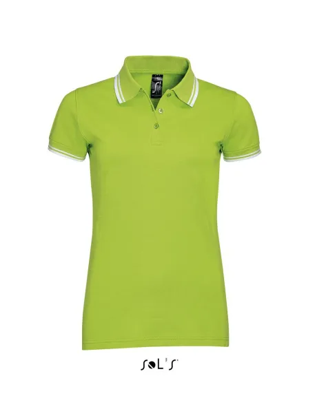 Pasadena WOMEN - POLO SHIRT - SOL'S Lime White