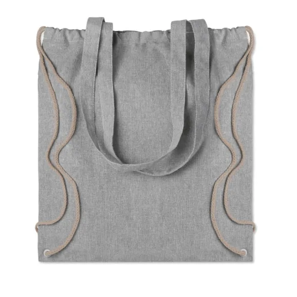 MOIRA DUO Recycled fabric 2 function bag Grey