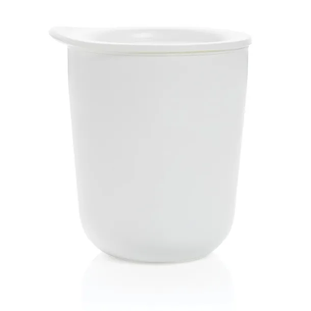  Simplistic antimicrobial coffee tumbler - XD Collection White 