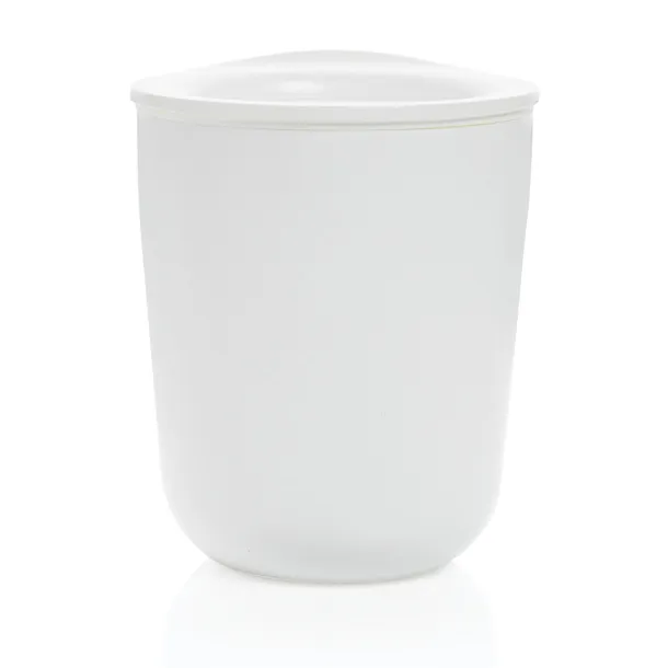  Simplistic antimicrobial coffee tumbler - XD Collection White 