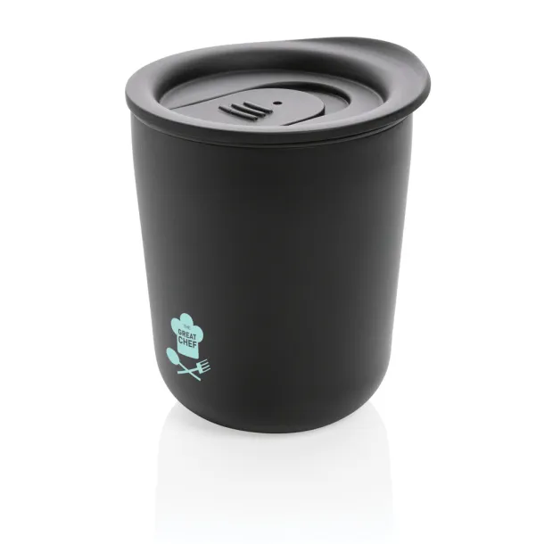  Simplistic antimicrobial coffee tumbler - XD Collection Black 