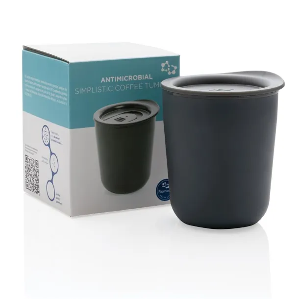  Simplistic antimicrobial coffee tumbler - XD Collection Grey 