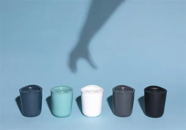  Simplistic antimicrobial coffee tumbler - XD Collection Plava 