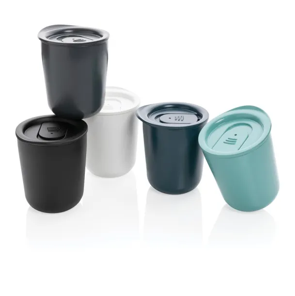 Simplistic antimicrobial coffee tumbler - XD Collection Plava 