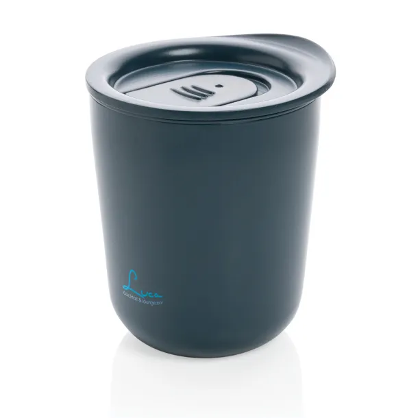  Simplistic antimicrobial coffee tumbler - XD Collection Plava 