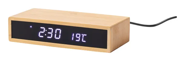 Islum alarm clock wireless charger Natural