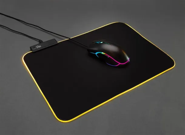  RGB gaming mousepad - Gaming Hero Black 