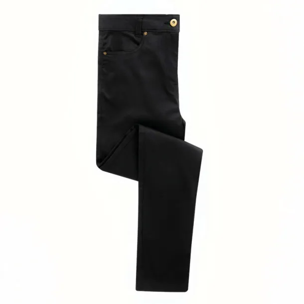  LADIES' PERFORMANCE CHINO JEAN - Premier Black