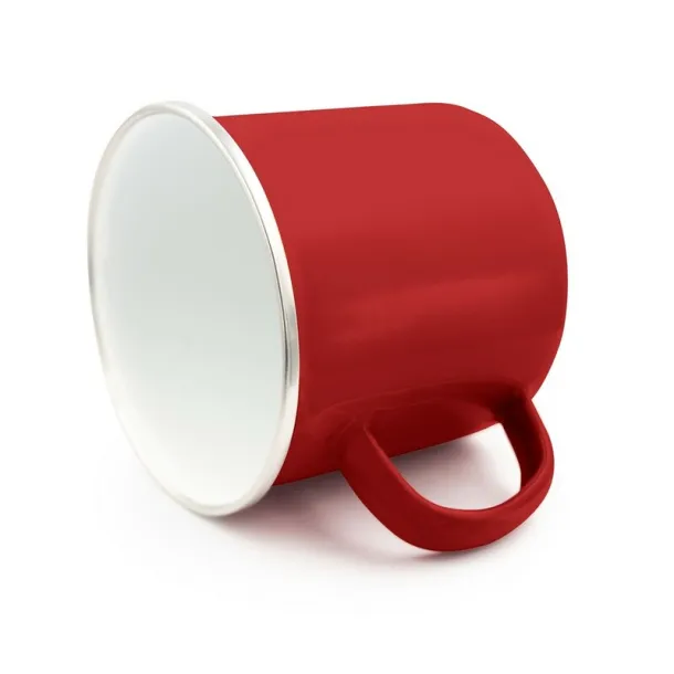  Enamel mug 360 ml red