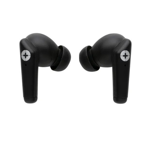  RCS recycled plastic Swiss Peak TWS earbuds 2.0 - Swiss Peak Black 