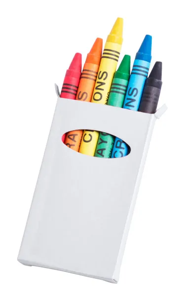 Tune 6 pc crayon set White