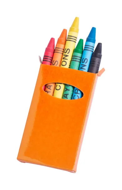 Tune 6 pc crayon set Orange