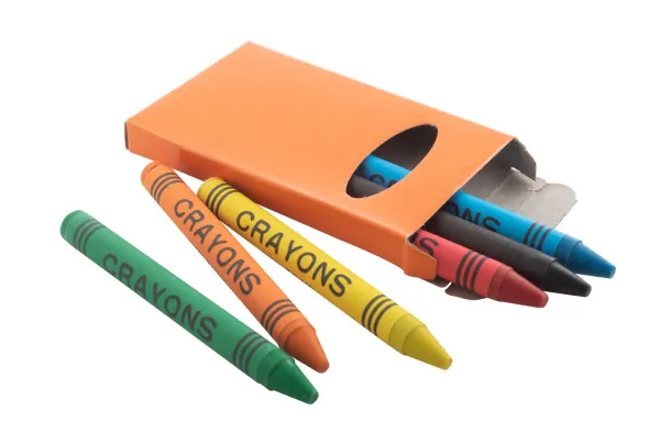 Tune 6 pc crayon set Orange