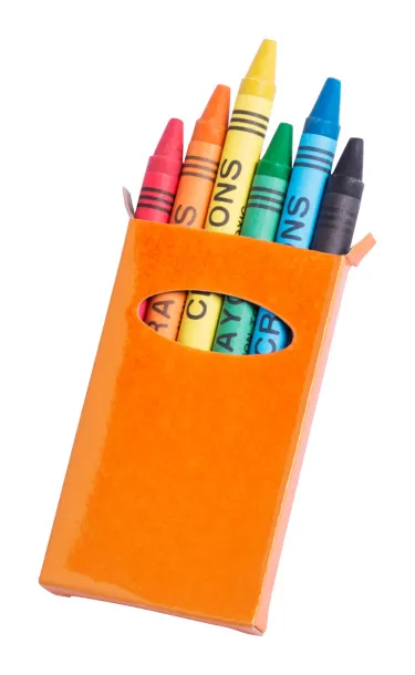 Tune 6 pc crayon set Orange