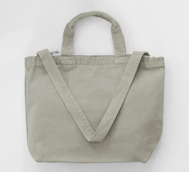  Zipped Canvas Shopper, 450 g/m² - SG Accessories - BAGS (Ex JASSZ Bags) Neutral Grey