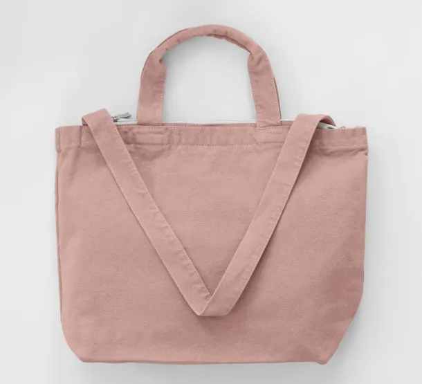  Zipped Canvas Shopper, 450 g/m² - SG Accessories - BAGS (Ex JASSZ Bags) Primrose Pink