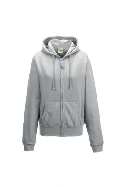 Ženska hoodica s patentom - Just Hoods Heather Grey