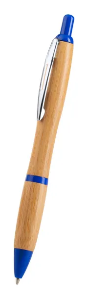 Dafen bamboo ballpoint pen Blue Natural