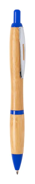 Dafen bamboo ballpoint pen Blue Natural