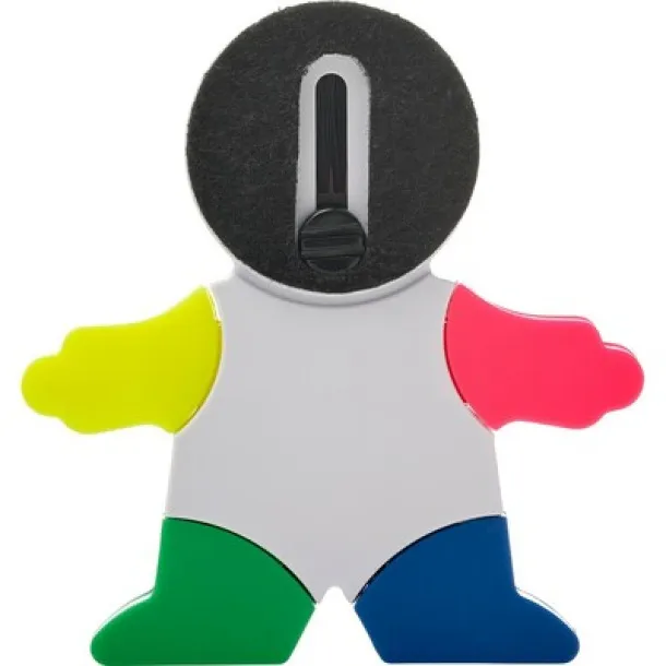  Highlighter "man", screen cleaner, keypad brush Bijela