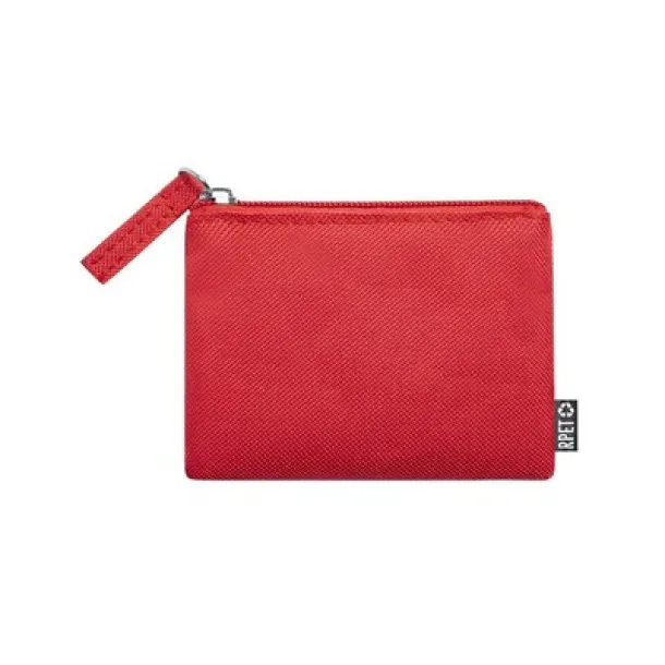  RPET key wallet, coin purse Crvena