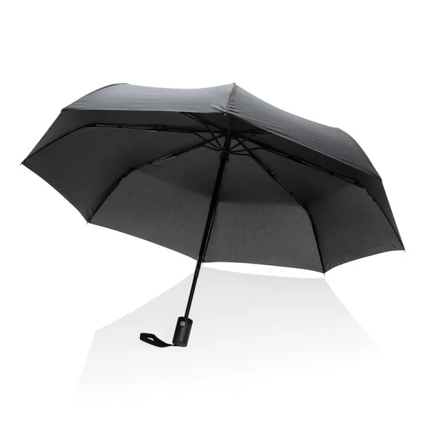  21" Impact AWARE™ RPET 190T auto open/close umbrella - XD Collection Black 