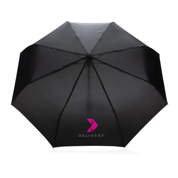  21" Impact AWARE™ RPET 190T auto open/close umbrella - XD Collection Black 