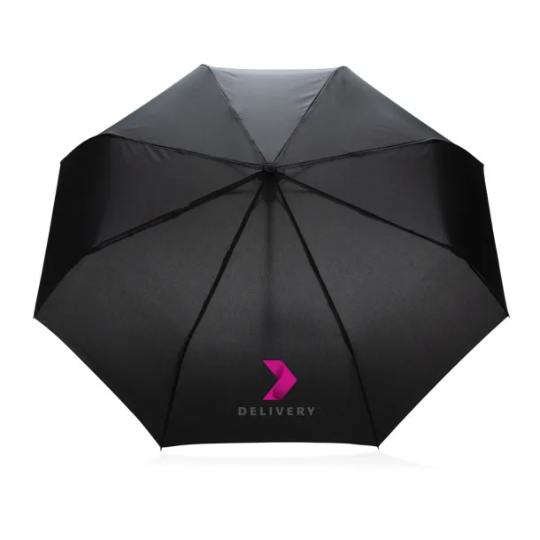  21" Impact AWARE™ RPET 190T auto open/close umbrella - XD Collection Black 