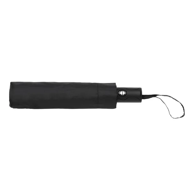  21" Impact AWARE™ RPET 190T auto open/close umbrella - XD Collection Black 